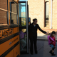 Children arrive at at the Frederick, Maryland Head Start facility on March 13, 2012.